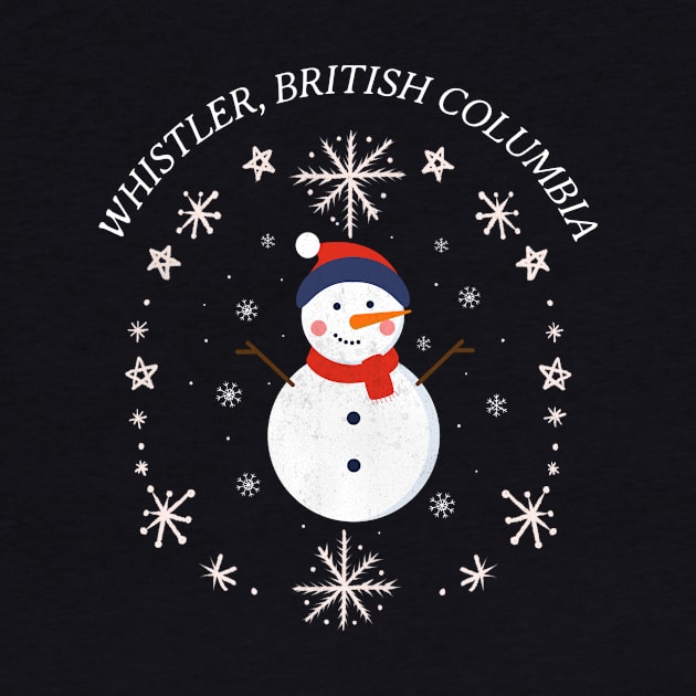 Whistler, British Columbia Snowman by Mountain Morning Graphics